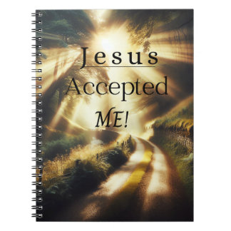 Caderno Espiral Jesus me aceitou