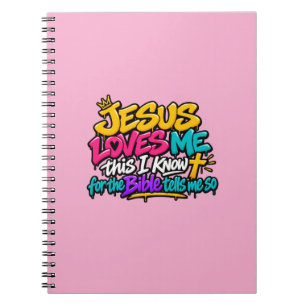 Caderno Espiral Jesus me ama
