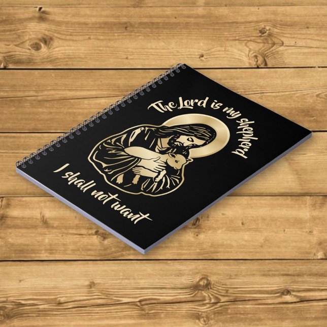 Caderno Espiral Jesus Pastor Cuidadoso (Criador carregado)