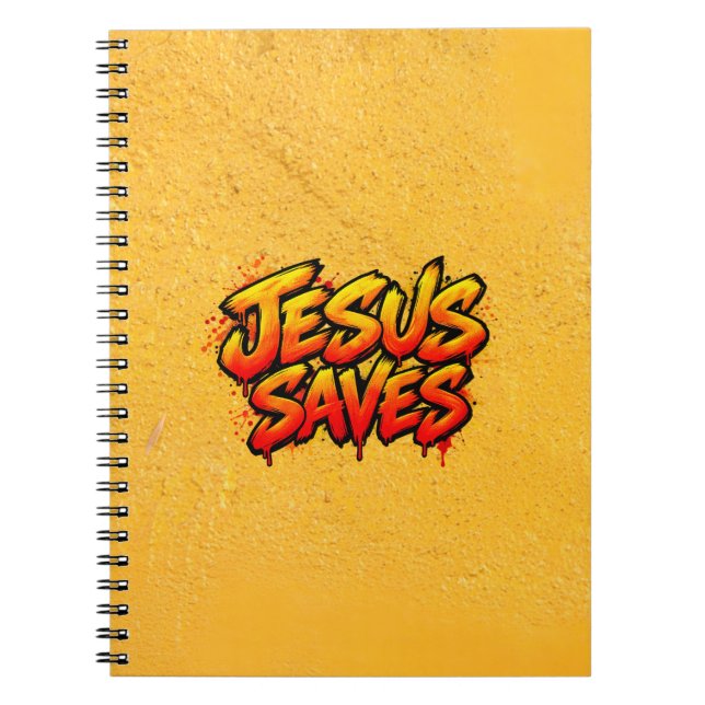 Caderno Espiral Jesus Salva (Frente)
