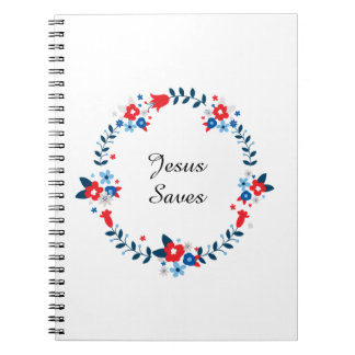 Caderno Espiral Jesus Salva