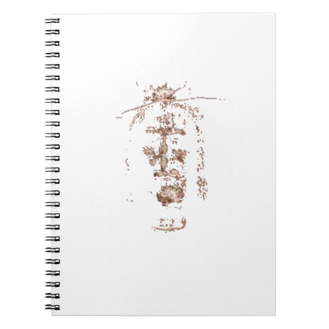 Caderno Espiral Jesus Shroud Of Turin Holy Face Of Jesus  (Frente)