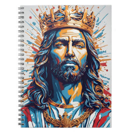 CADERNO ESPIRAL JESUS THE KING