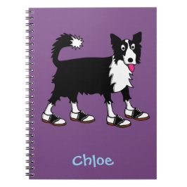 Caderno Espiral Jett the border collie notebook