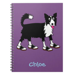 Caderno Espiral Jett the border collie notebook