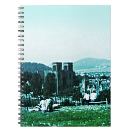 Caderno Espiral jGibney da arte snap-38784 do castelo de Scotland