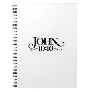 Caderno Espiral João 10:10