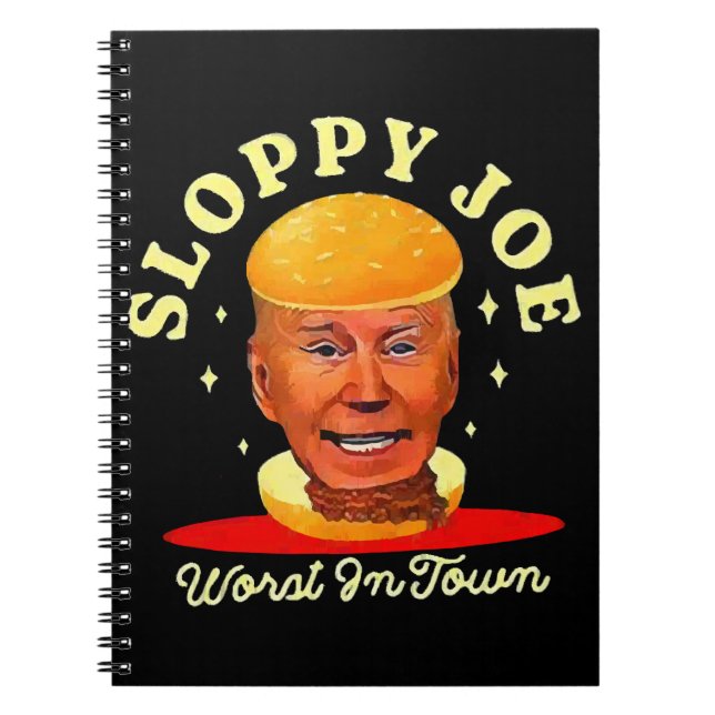 Caderno Espiral Joe Biden Anti-Presidente (Frente)