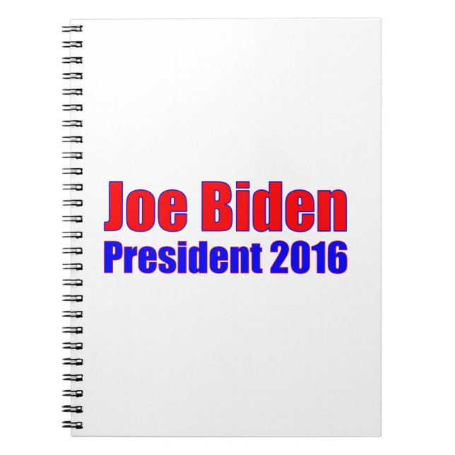 Caderno Espiral Joe Biden Presidente 2016 (Frente)