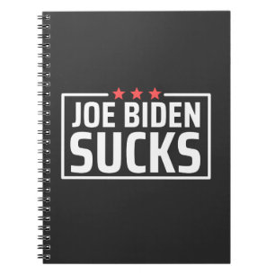 Caderno Espiral joe Biden Sucks