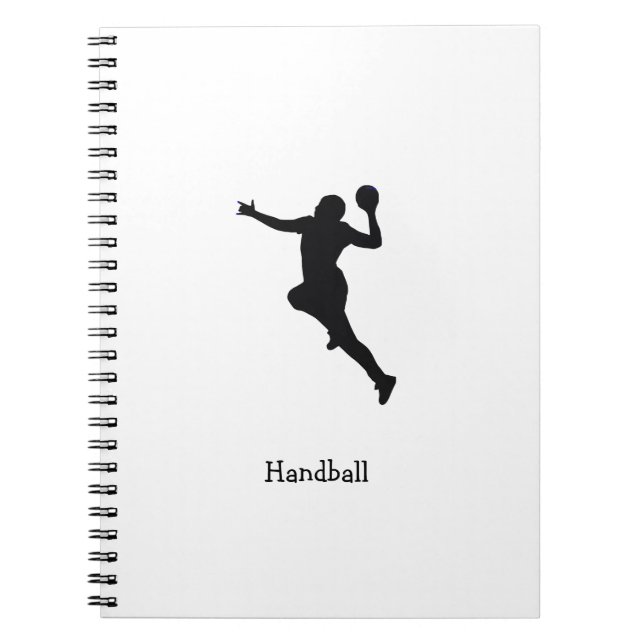 Caderno Espiral Jogador de Andebol (Frente)