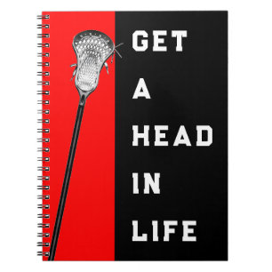 Caderno Espiral Jogador de Lacrosse