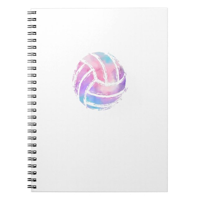 Caderno Espiral Jogador de Voleibol Esportivo (Frente)