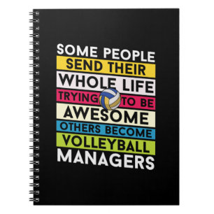 Caderno Espiral Jogador de Voleibol Gestores de Voleibol