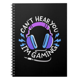 Caderno Espiral Jogador Eu Estou Jogando