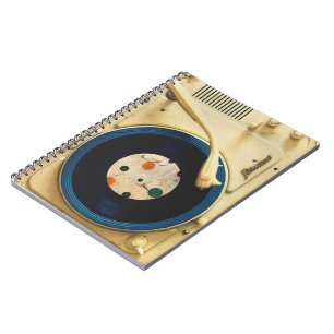 Caderno Espiral Jogador gravado do vintage
