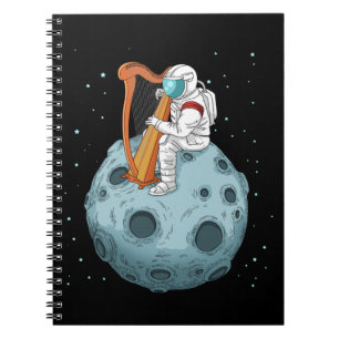 Caderno Espiral Jogador Harp Oferece Raparigas Aproveitam Presente