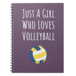 Caderno Espiral Jogadora de Nadinha Bonita De Voleibol Rosa Oferec
