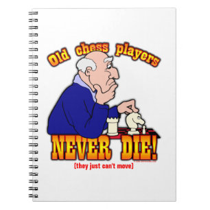 Caderno Espiral Jogadores de xadrez