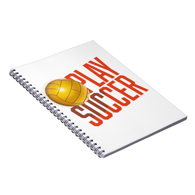 Caderno Espiral Jogar Futebol (Lado Direito)