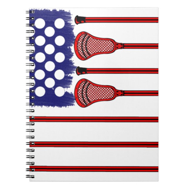 Caderno Espiral Jogo de Americas do Lacrosse (Frente)