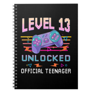 Caderno Espiral Jogo de vídeo oficial do adolescente 13t desbloque