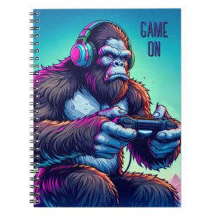 Caderno Espiral Jogo em Videos games de Reprodução de Pé Grande
