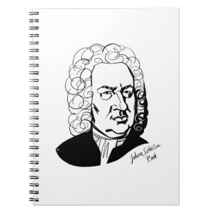Caderno Espiral Johann Sebastian Bach
