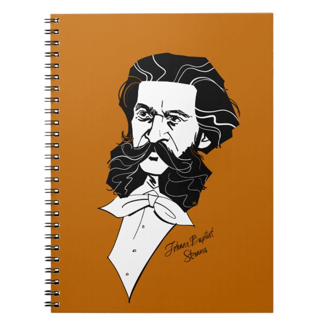 Caderno Espiral Johann Strauss Jr. (Frente)