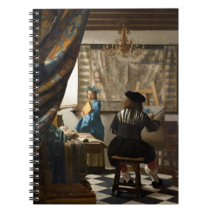 Caderno Espiral Johannes Vermeer - A Alegoria da Pintura