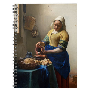 Caderno Espiral Johannes Vermeer - A Milkmaid