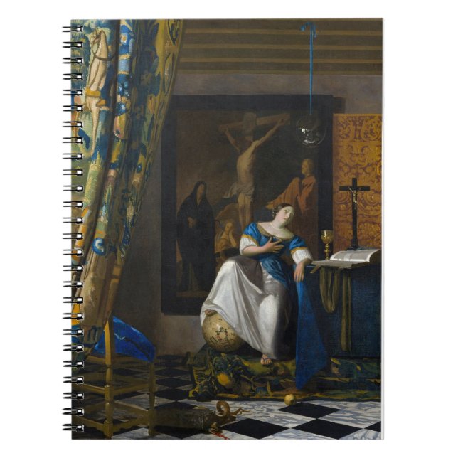 Caderno Espiral Johannes Vermeer - Alegoria de fé (Frente)
