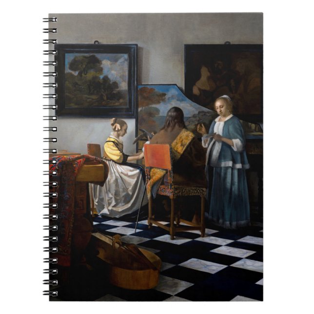 Caderno Espiral Johannes Vermeer - O concerto (Frente)
