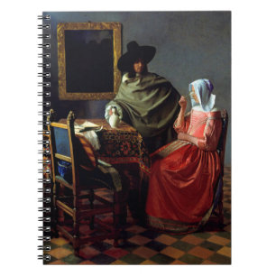 Caderno Espiral Johannes Vermeer - O Vidro do Vinho
