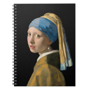 Caderno Espiral Johannes Vermeer - Rapariga com um Ouriço de Pér