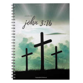 Caderno Espiral John 3:16