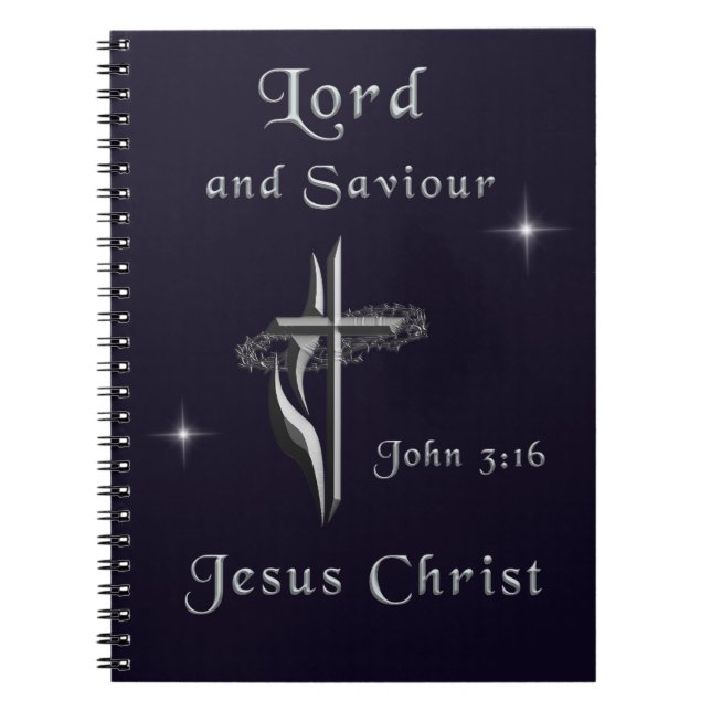 Caderno Espiral John 3:16 (Frente)