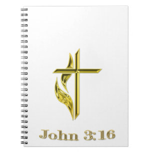 Caderno Espiral John 3:16