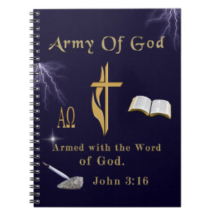 Caderno Espiral John 3:16