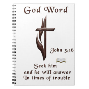 Caderno Espiral John 3:16