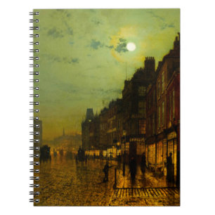 Caderno Espiral John Atkinson Grimshaw Glasgow Docks