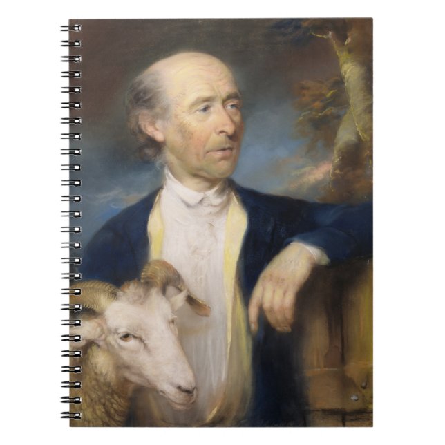 Caderno Espiral John Collins de Devizes (fl.1771-99) 1799 (pastel (Frente)