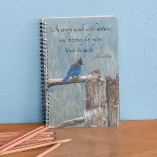 Caderno Espiral John Muir Nature Cote Blue Jay