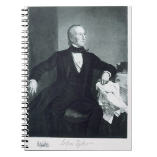 Caderno Espiral John Tyler, 10o Presidente dos Estados Unidos de