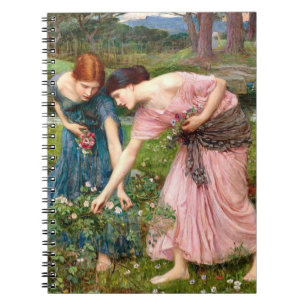 Caderno Espiral John William Waterhouse Gather Ye Rosebuds