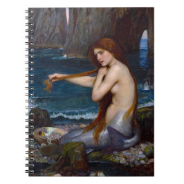 Caderno Espiral John William Waterhouse Mermaid Spiral Notebook