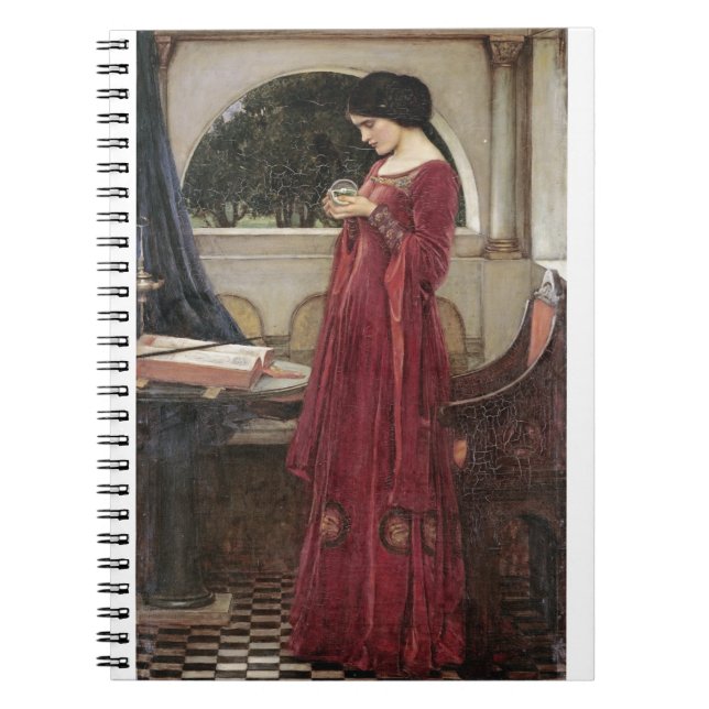 Caderno Espiral John William Waterhouse - The Crystal Ball (Frente)
