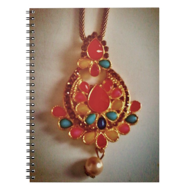 Caderno Espiral Joia Indiana (Frente)