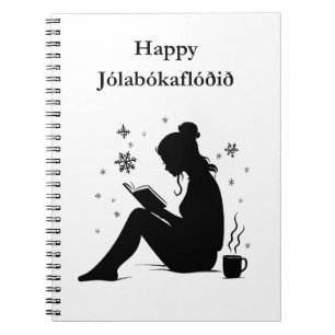 Caderno Espiral Jolabokaflod - Inundação do Livro da Islândia