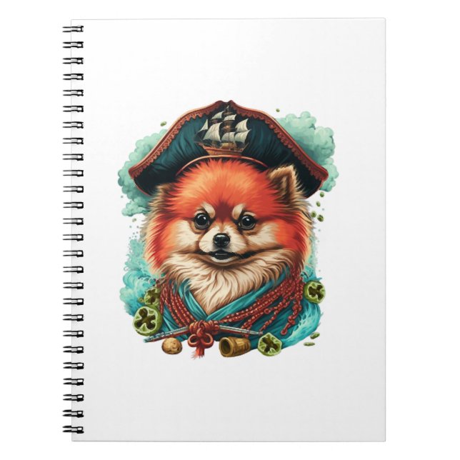 Caderno Espiral jolly corgis in blue (Frente)